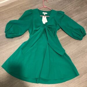 NWT Ted Baker Emerald Green Dress sz 0 and 1